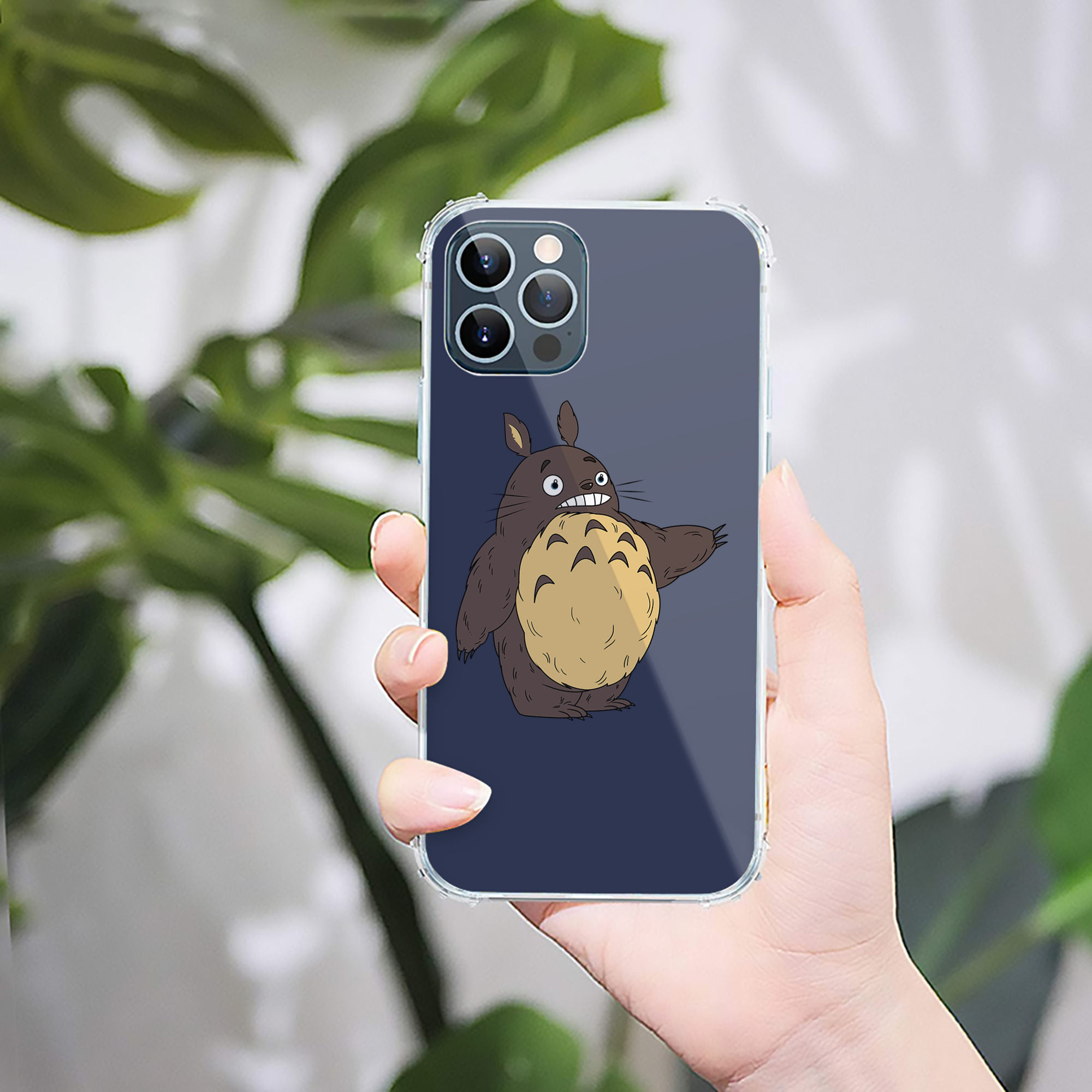 （画像用） となりのトトロ 草壁メイ 草壁サツキ My Neighbor Totoro Satsuki Kusakabe Mei Kusakabe 【iPhone 12シリーズ対応】透明スマホケース（クリアソフトケース）